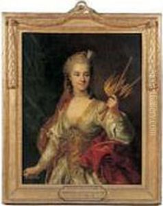 Portrait De Francoise Laurette Randon De Malboissiere, En Melpomene Portrait De Francoise Laurette Randon De Malboissiere, En Melpomene