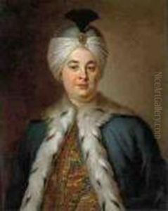 Portrait Of The Actor Lekain, In A Turkish Headdress