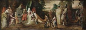 The Adoration Of The Magi by Karel Van Mander
