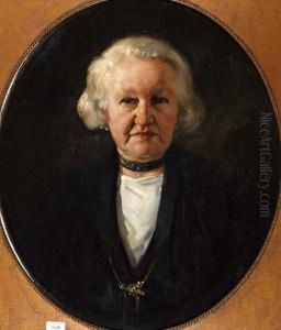 Portret Van De Moeder Van De Schilder by Han Van Meegeren