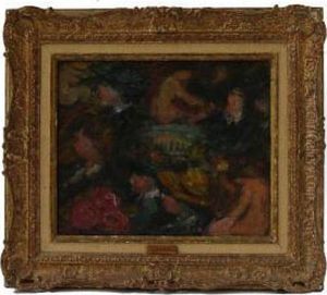 In The Manner Of Renoir, Montage Of Figure Studies by Han Van Meegeren
