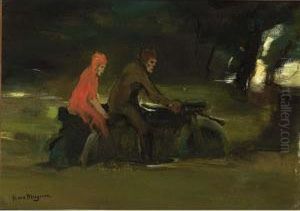 The Motor Ride by Han Van Meegeren
