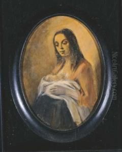 Mother And Child (the Head Of Christ, And Mother And Herchild) by Han Van Meegeren