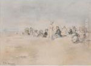 A Sunny Day At The Beach by Han Van Meegeren