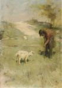 The Inquisitive Goat by Han Van Meegeren