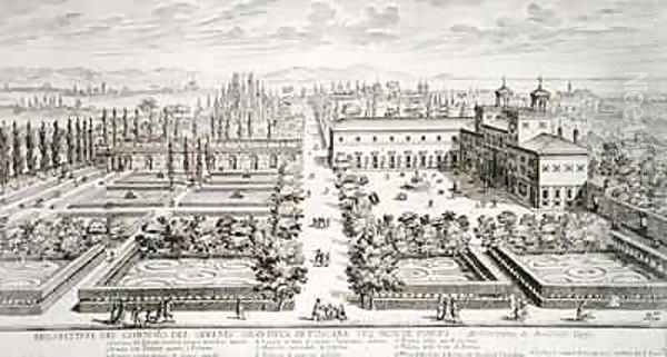 Garden of the Grand Duke of Tuscany on the Monte Pincio - view 1