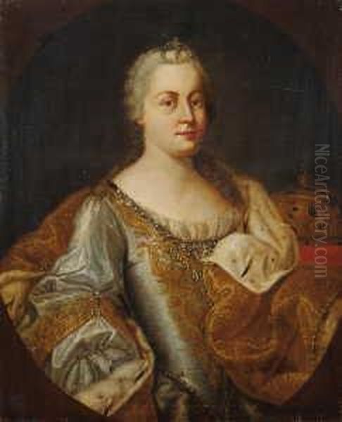Bildnisse Kaiser Franz I.
Stephan Und Kaiserin Maria Theresia, Konigin Von Ungarn Und Bohmen. - view 1
