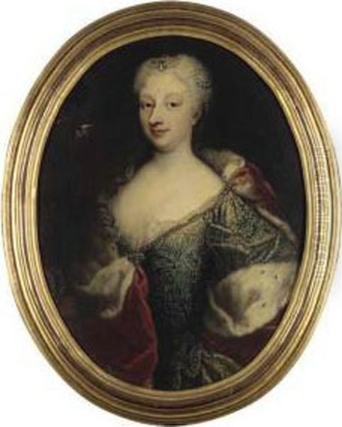 Portrait Of Polissena D'assia, Queen Of Sardinia (1706-1735) - view 1