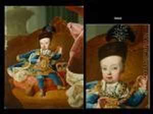 Portrait Von Kaiser Joseph Ii. Als Kind by Ircle Of Martin Van Mytens