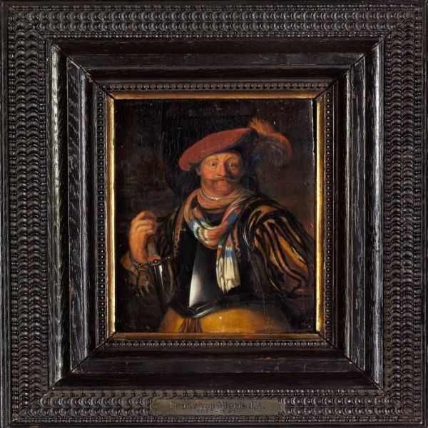 A Gentleman With A Red Hat A Sword - view 1