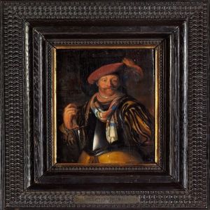 A Gentleman With A Red Hat A Sword by Frans Ii Van Mieris