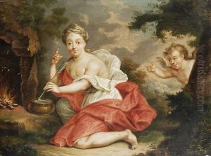 Venere Intinge La Freccia Di Amore