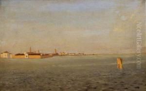 Venise : Vue De L'isola San Michele by Jean Baptiste van Moer