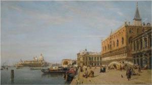 View Of The Piazzetta And The Doge's Palace, Venice