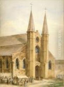 L'eglise De Deinze by Jean Baptiste van Moer