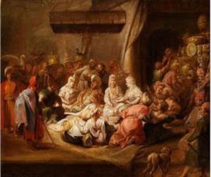 Audienz Am Hofe Des Sultans by Jan-Baptiste Vanmour