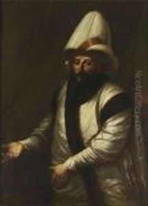 Portrait D'un Grand Vizir by Jan-Baptiste Vanmour