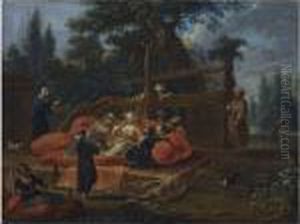 A Sultana And Her Attendants