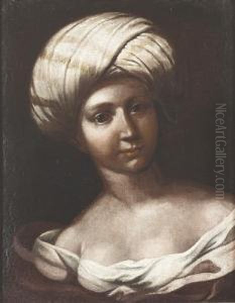 Junge Frau Mit Turban. - view 1