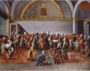 A Dinner Given By The Grand 
Vizier In Honour Of The French (?) Ambassador In The Topkapi Palace, 
Constantinople