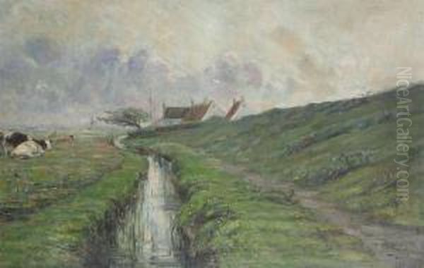 Landscape With Lying Cows - view 1