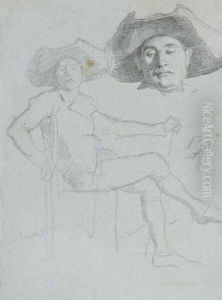 Esquisse D'un Homme Au Chapeau