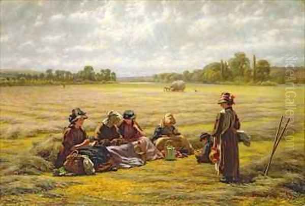 Harvesters resting in the Sun Berkshire - view 1