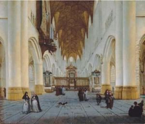 The Interior Of St. Bavo's, Haarlem