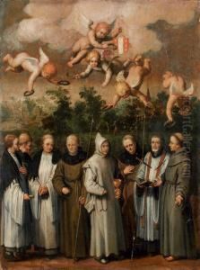 Saint Thomas Beckett Entoure De Moines