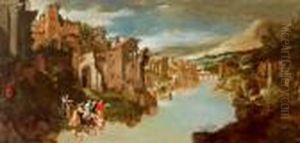 Il Salvataggio Di Mose Dalle Acque by Willem van, the Younger Nieulandt
