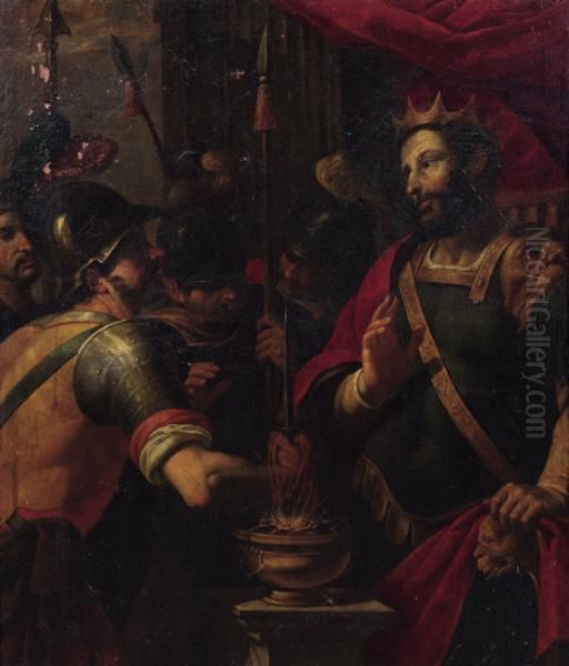 Mucius Scaevola Showing His Intrepidity Before King Porsena - view 1