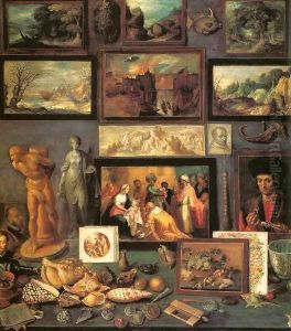 Art Room (detail) by Frans II Francken