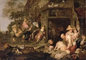 Nabal Refusing Provisions To King David's Emmissaries
