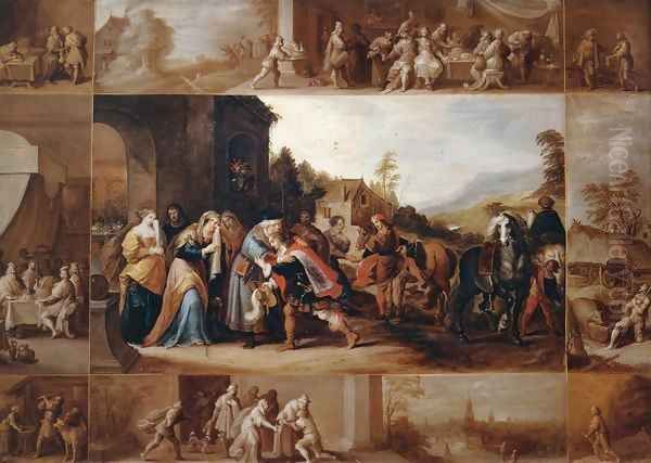 The Parable of the Prodigal Son by Frans II Francken