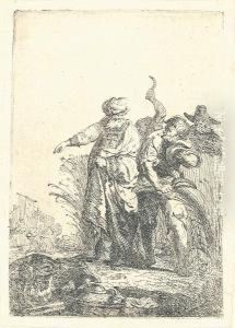 Ruth And Boaz (rovinski 338) by Jan or Joan van Noordt