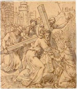 The Way To Calvary by Lambert van Noort