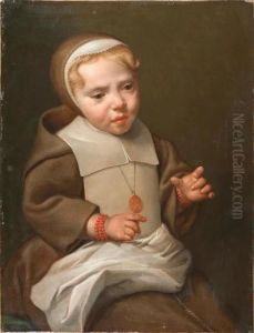 Portrait Historie Eines Madchens In Religioser Kleidung.