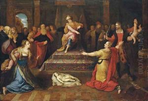 The Judgement of Solomon 2 by Frans II Francken