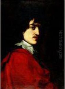 Portrait De Jeune Homme A La Draperie Rouge