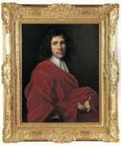 Portrait De Gentilhomme Au Manteau Rouge