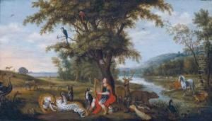 Paesaggio Con Orfeo Tra Gli Animali