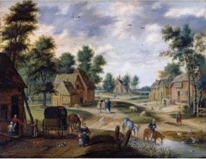 A Pastoral Landscape With A Farm