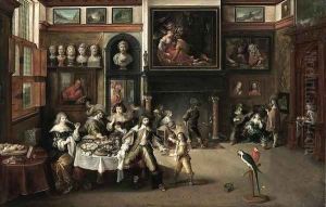 Supper at the House of Burgomaster Rockox by Frans II Francken