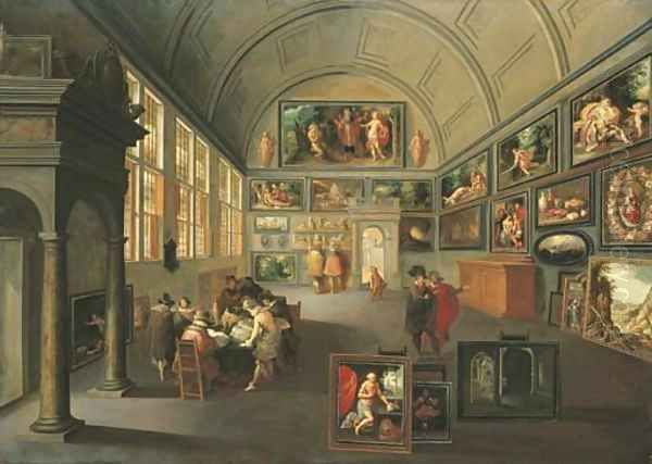 The interior of a picture gallery - view 1