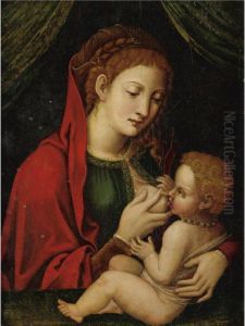 Madonna And Child by Barend Van Orley