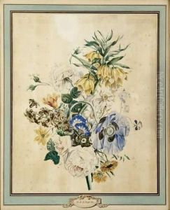 Bouquet De Fleurs by Georgius Jacobus J. Van Os