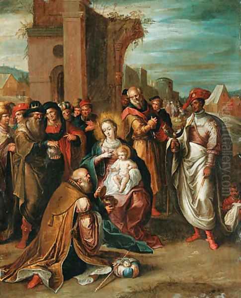 The Adoration of the Magi by Frans II Francken