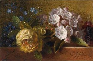 Flowers On A Ledge Flowers On A Ledge