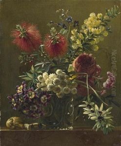 Blumenstilleben. Um 1820.