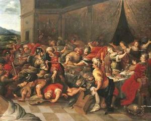 The Feast of Perseus and Andromeda by Frans II Francken